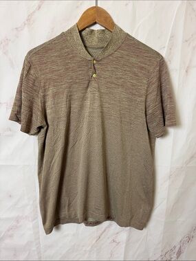 Lululemon Metal Vent Breathe Polo Men's Green Large
